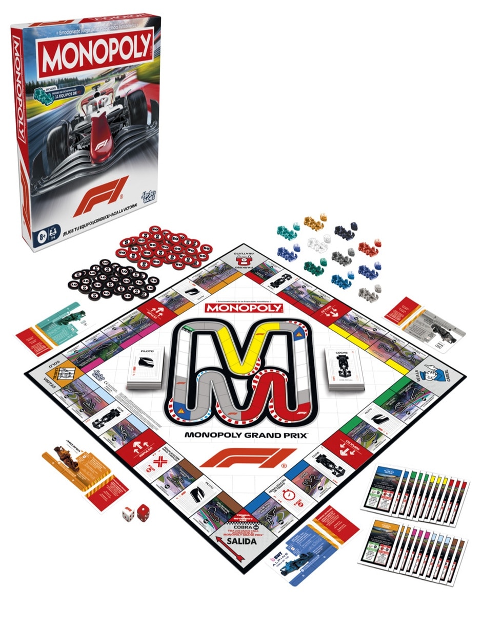 Juego de mesa monopoly edici—n f1 f—rmula 1 monopoly 16