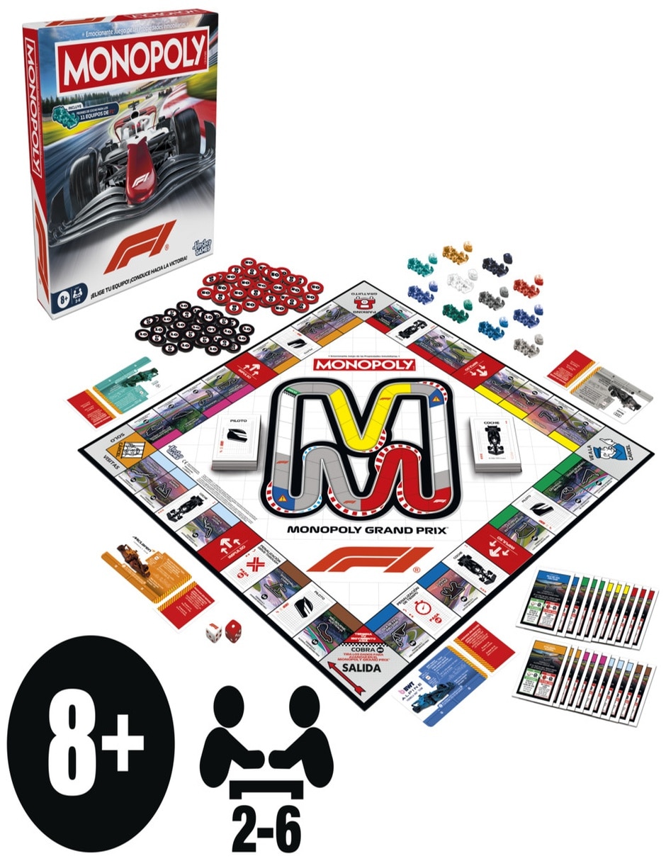 Juego de mesa monopoly edici—n f1 f—rmula 1 monopoly 10