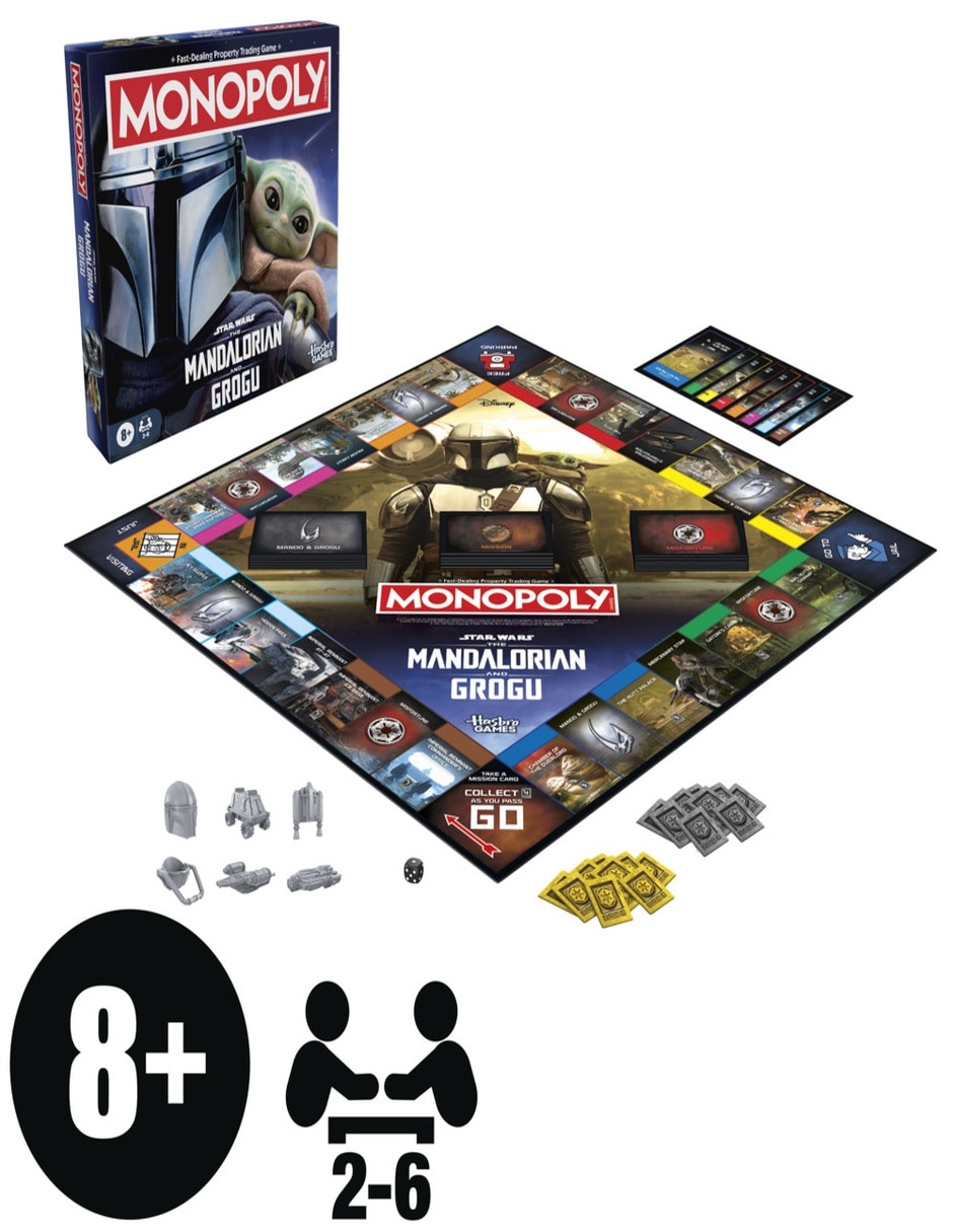 Juego de mesa monopoly edición the mandalorian and grogu the mandalorian & grogu monopoly 6
