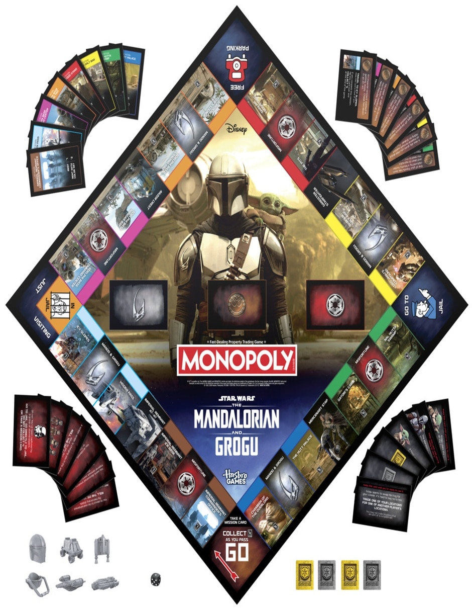 Juego de mesa monopoly edición the mandalorian and grogu the mandalorian & grogu monopoly 7