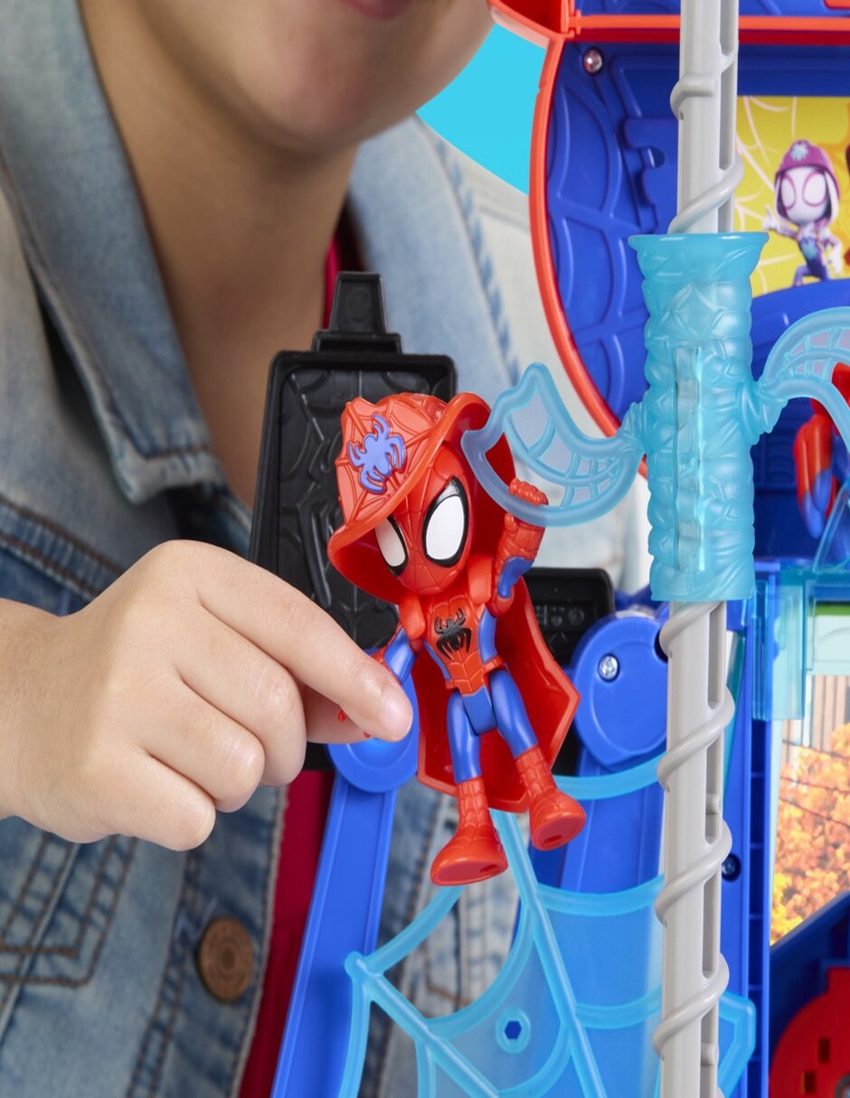 Set figuras acción articuladas Spidey And His Amazing Friends con luz y sonido 16