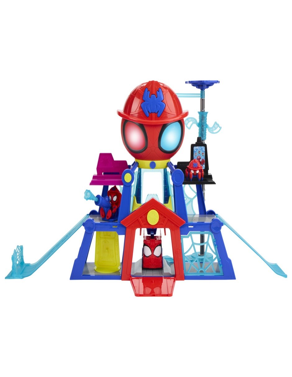 Set figuras acción articuladas Spidey And His Amazing Friends con luz y sonido 3