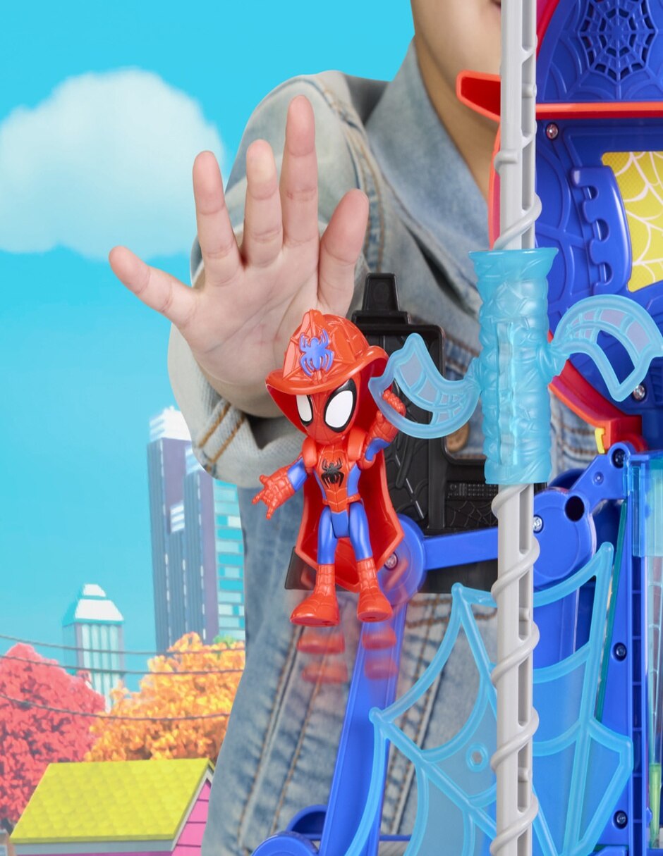 Set figuras acción articuladas Spidey And His Amazing Friends con luz y sonido 7
