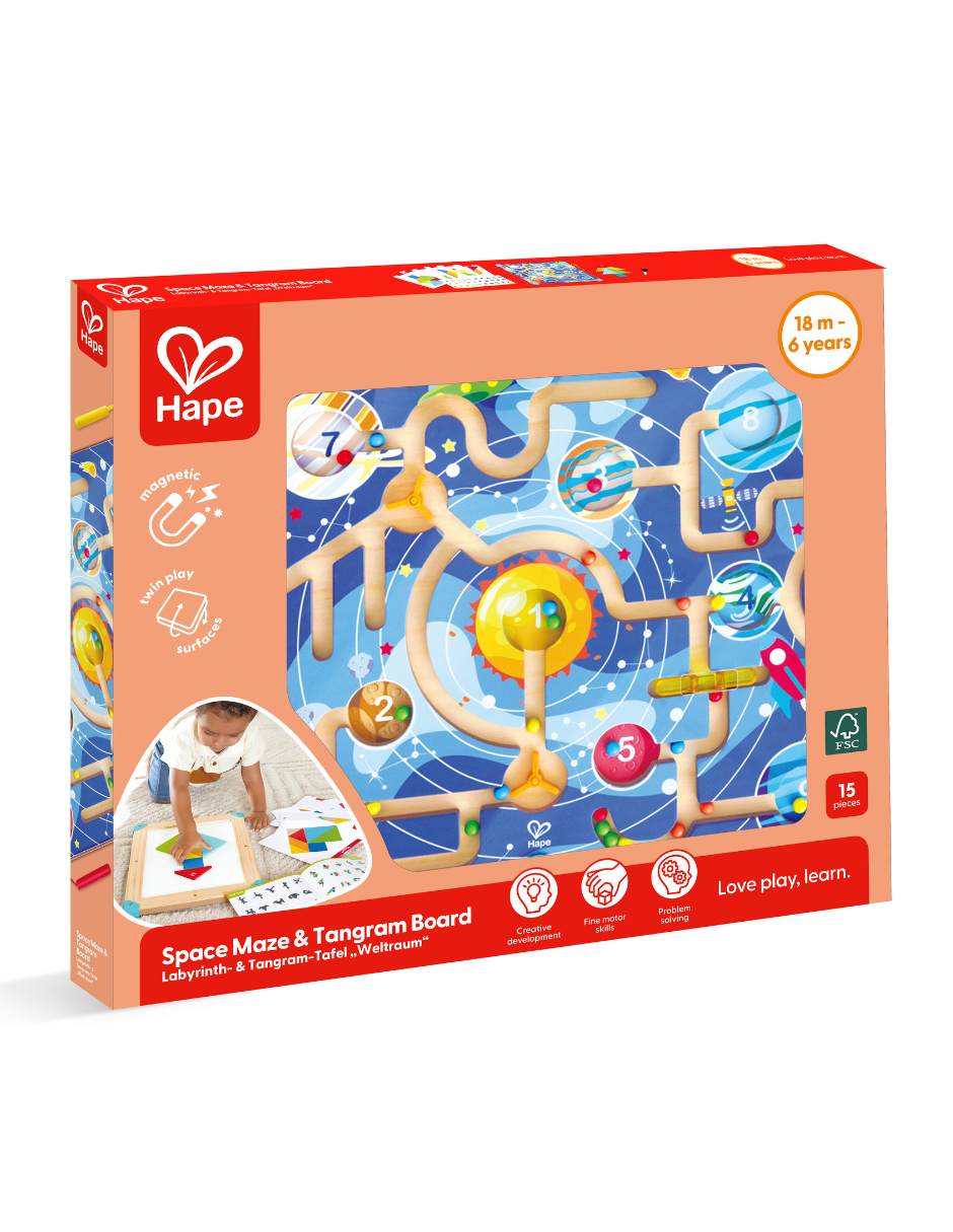 Tangram y Laberinto Espacial juego didáctico unisex 5