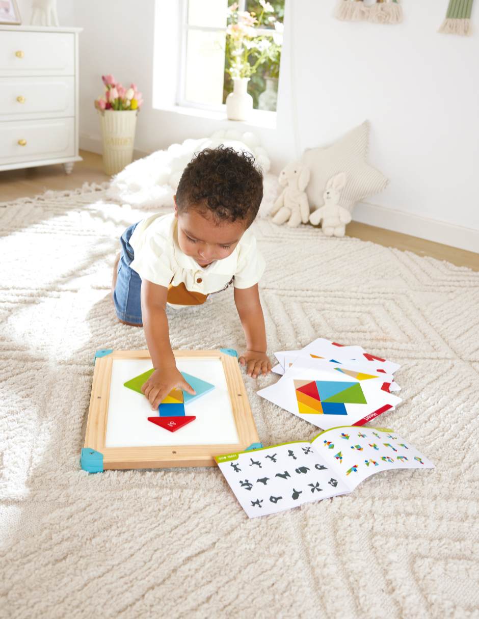 Tangram y Laberinto Espacial juego didáctico unisex