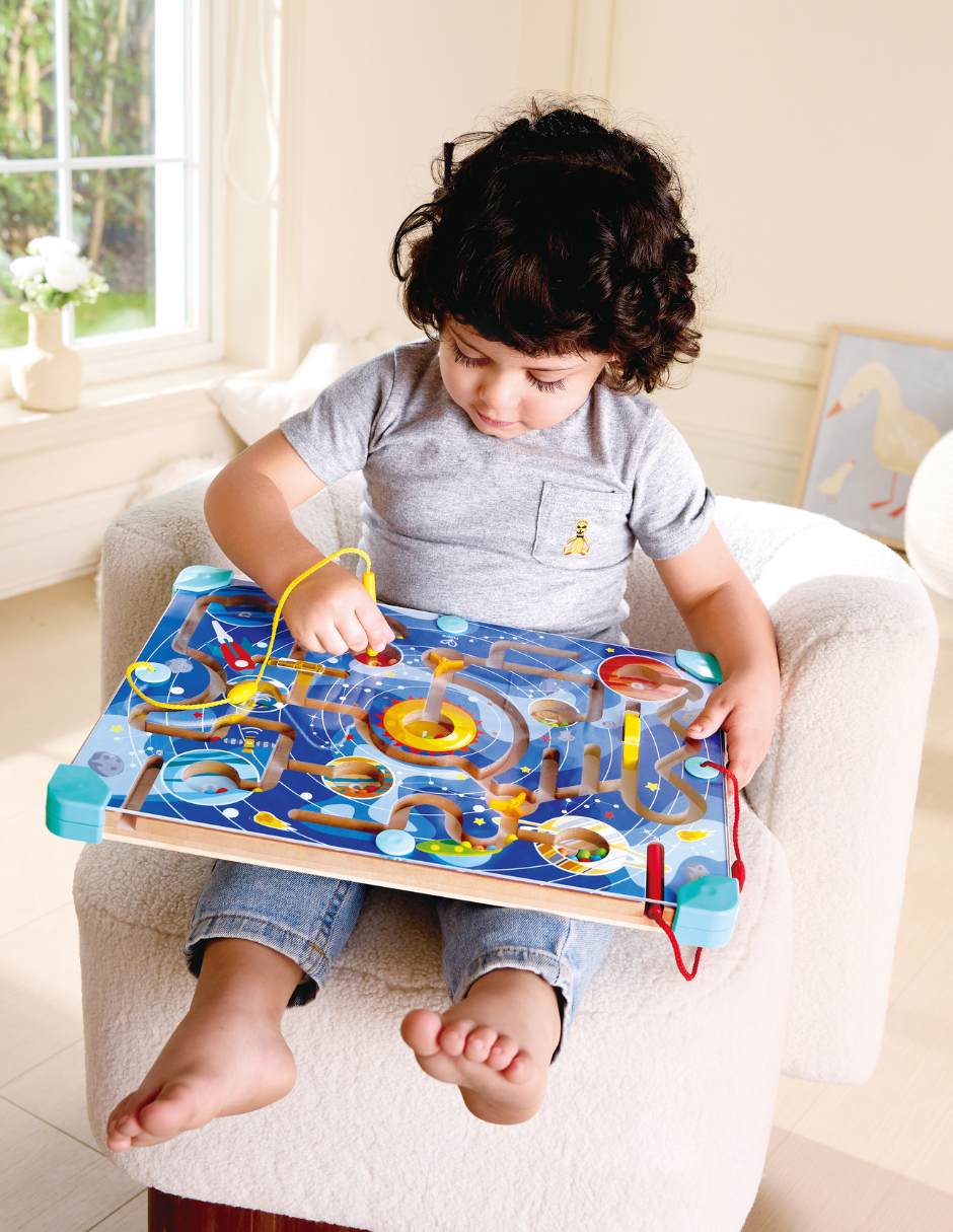 Tangram y Laberinto Espacial juego didáctico unisex