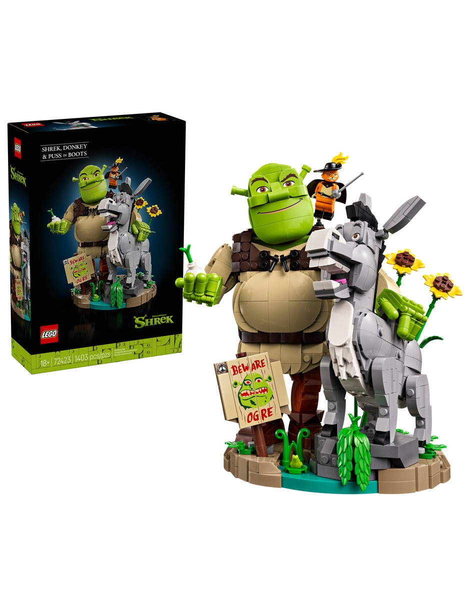 lego shrek: shrek burro y gato con botas 72423 72423 shrek 1