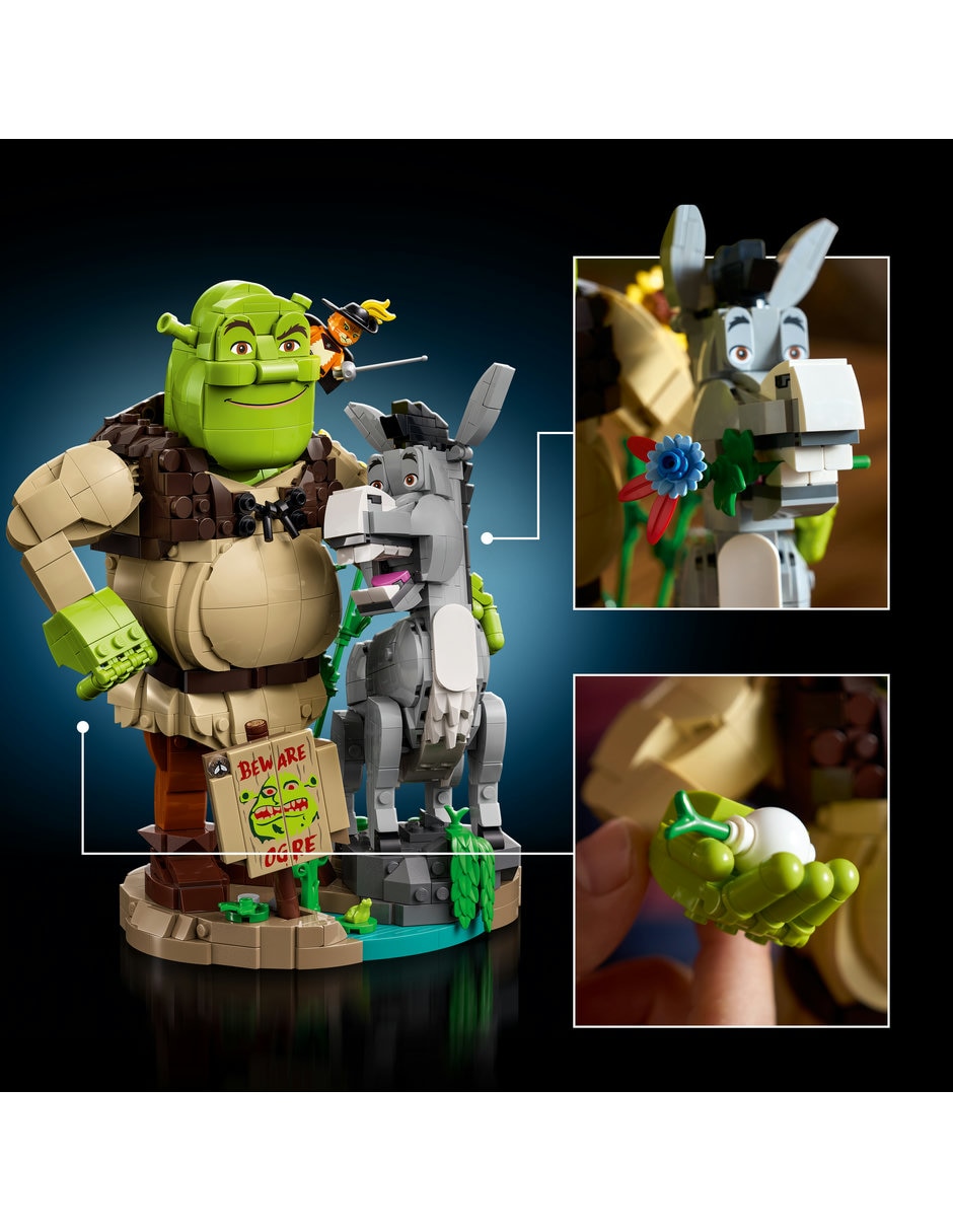 lego shrek: shrek burro y gato con botas 72423 72423 shrek 6