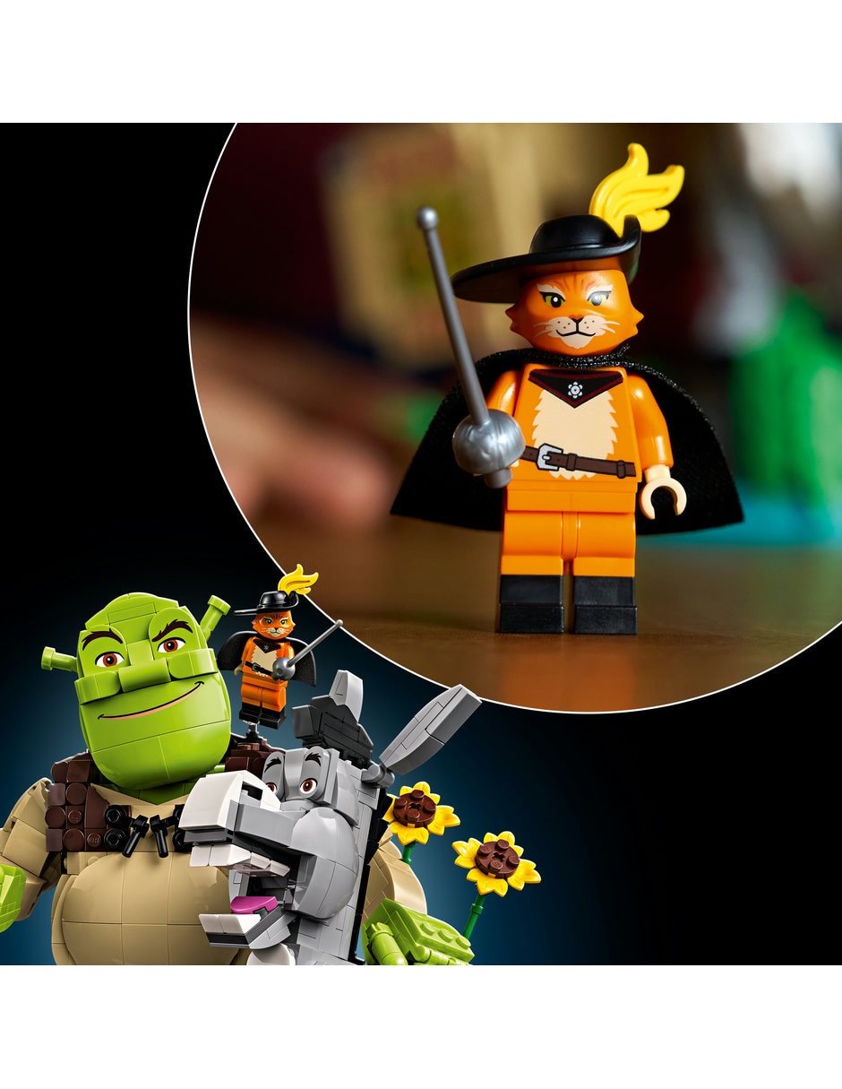 lego shrek: shrek burro y gato con botas 72423 72423 shrek 7
