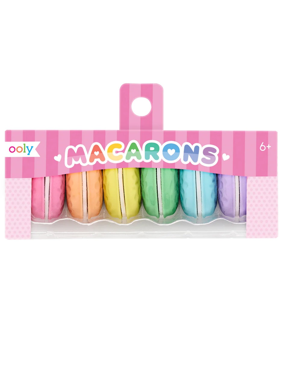 Kit de manualidades borradores aromáticos vainilla macarons
