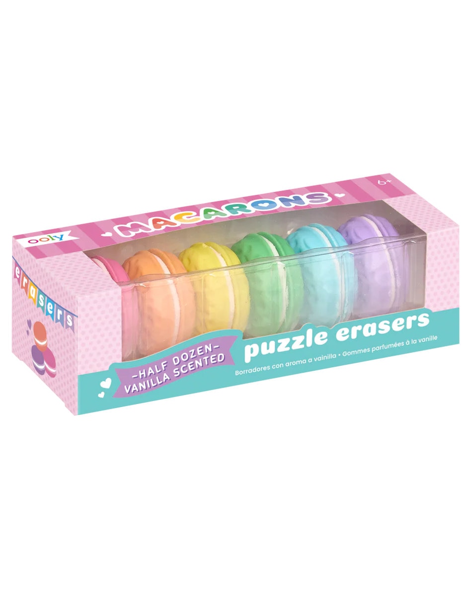 Kit de manualidades borradores aromáticos vainilla macarons 3