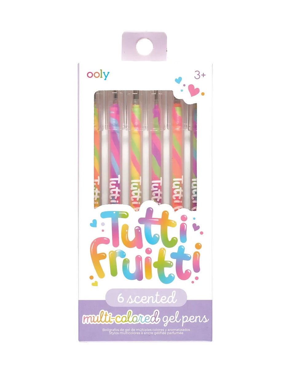 Bolígrafos gel perfumados tutti fruitti