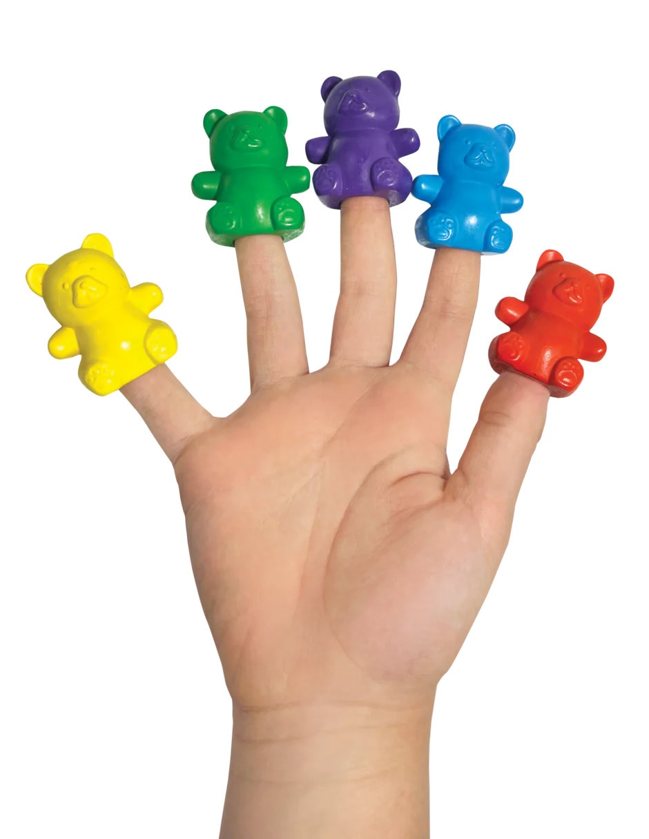 Crayones de dedo cuddly cubs bear – set de 6 8