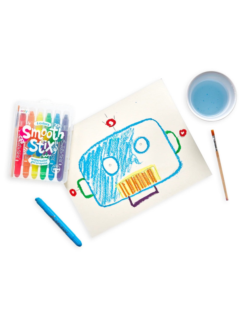 Crayones gel de acuarela smooth stix – set de 6 4