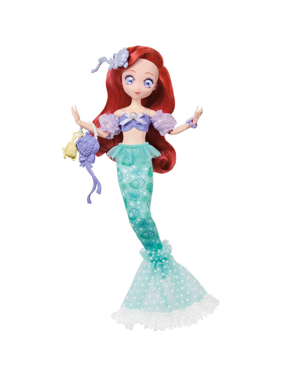 Muñeca fashion Princesas La sirenita Disney