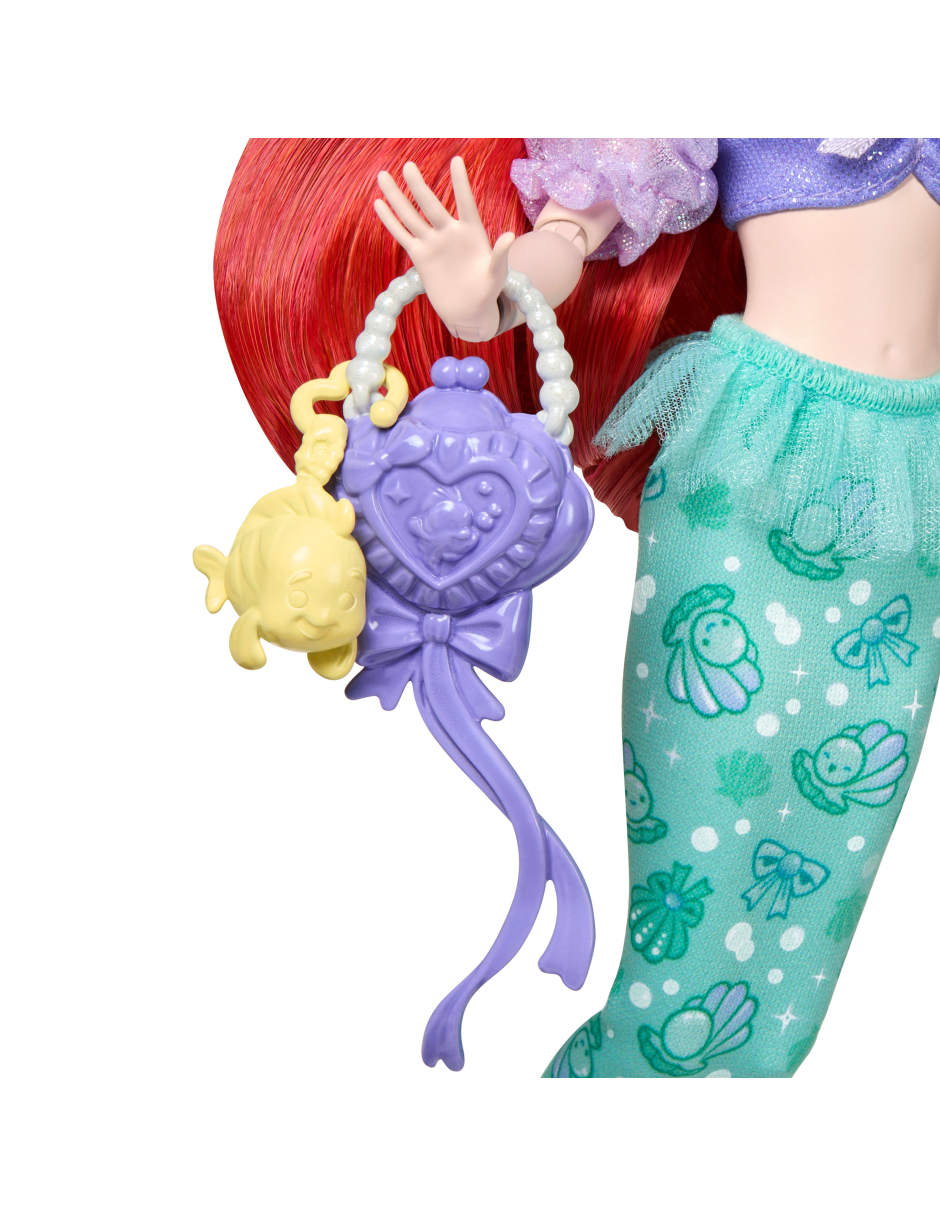 Muñeca fashion Princesas La sirenita Disney 4