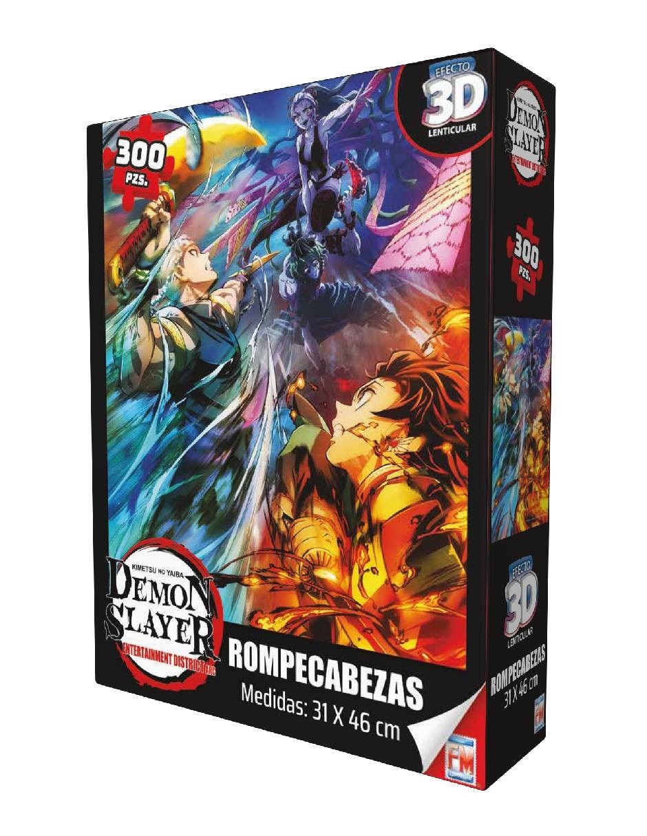 Rompecabezas Anime Demon Slayer Lenticular 300 piezas 4