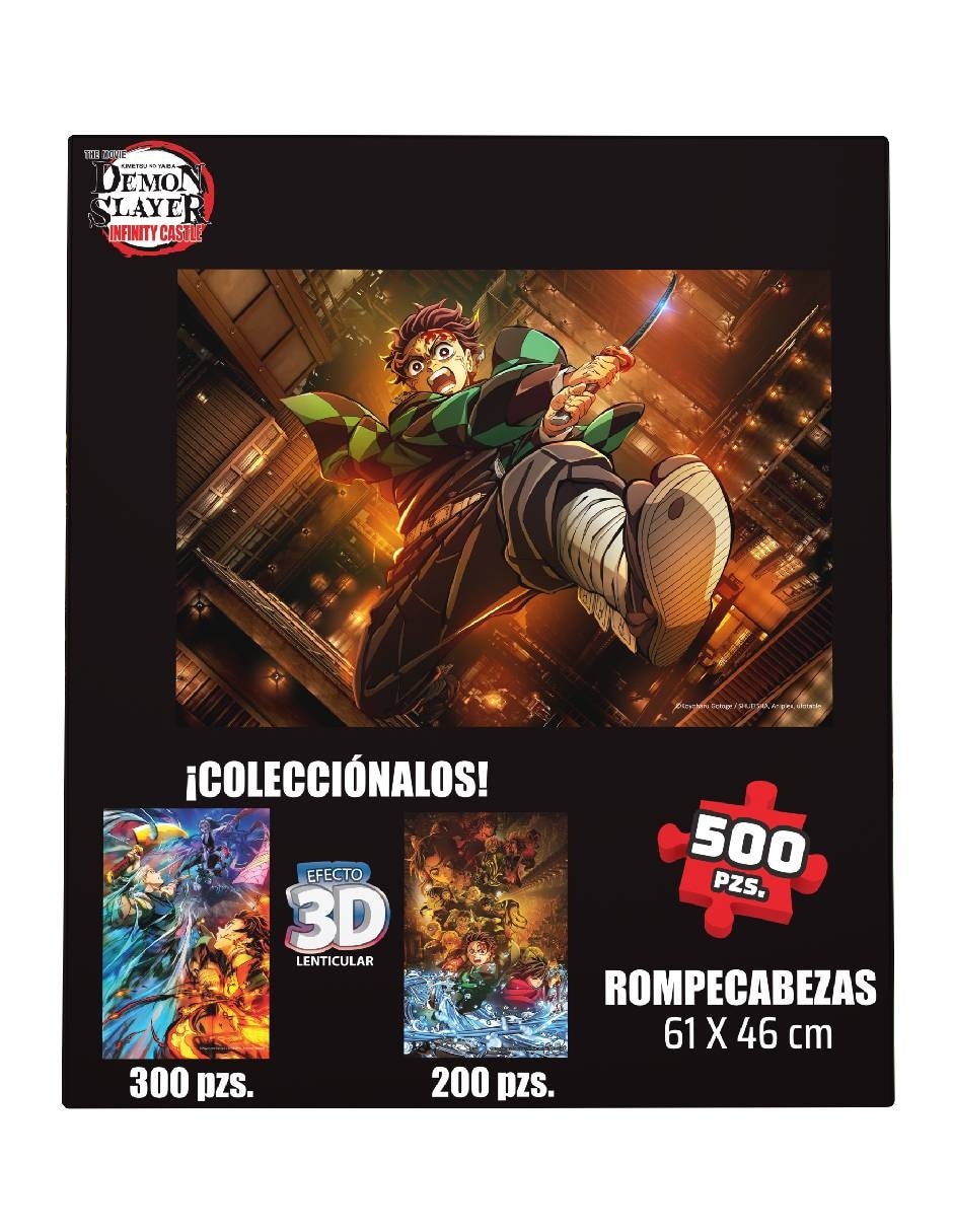 Rompecabezas Anime Demon Slayer Lenticular 500 piezas