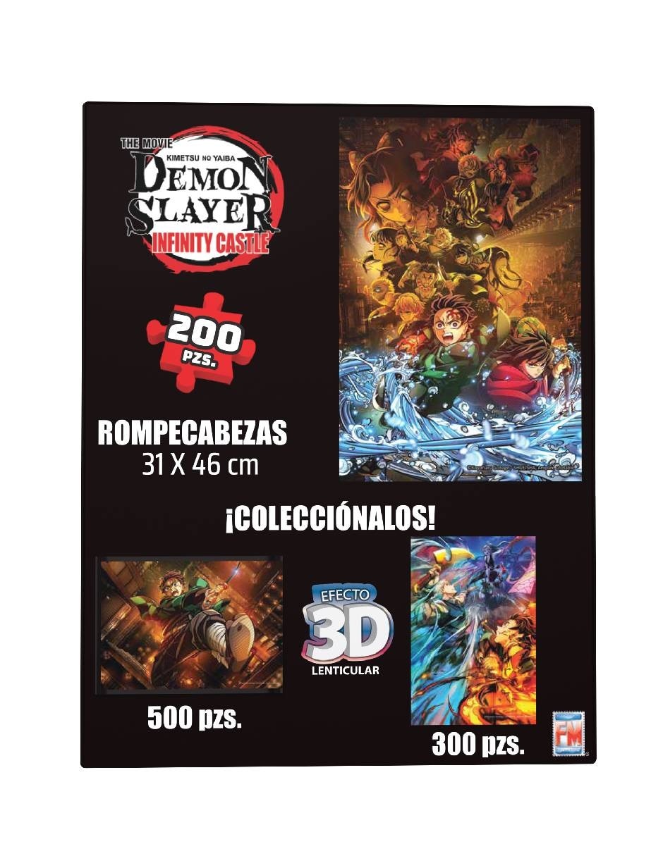 Rompecabezas Anime Demon Slayer Lenticular 200 piezas 2