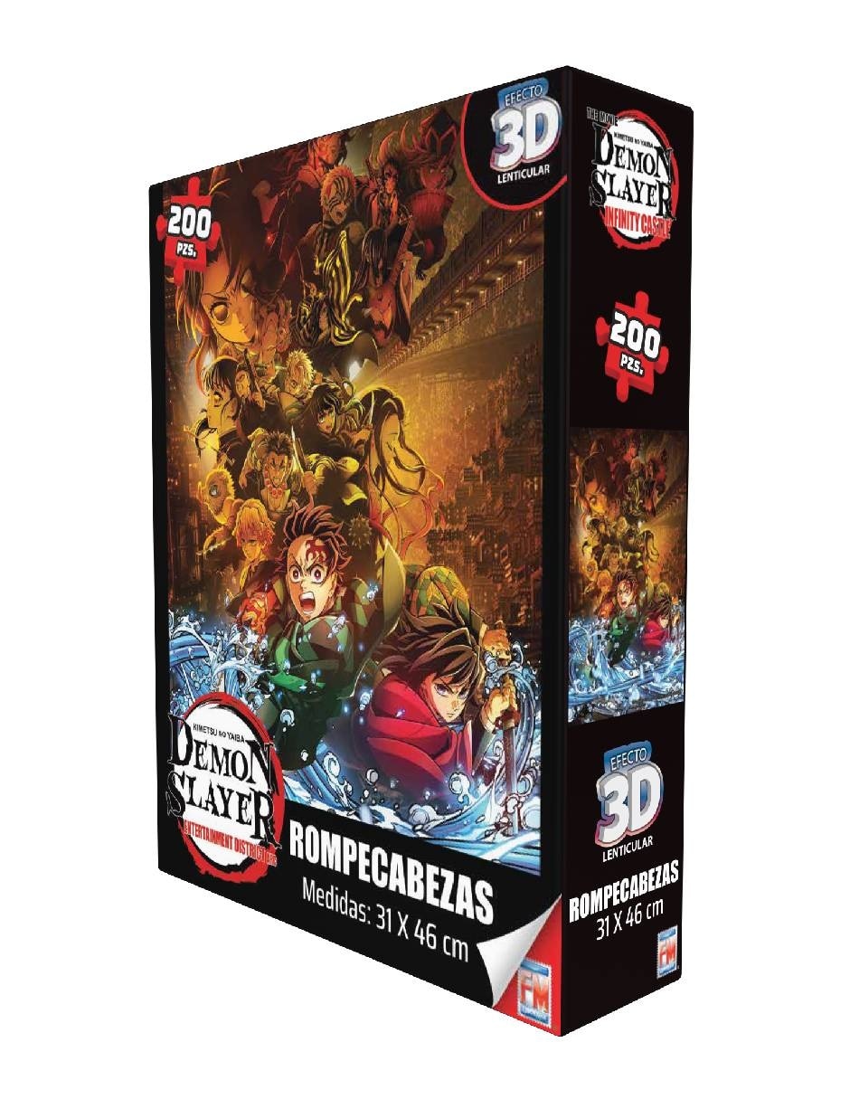 Rompecabezas Anime Demon Slayer Lenticular 200 piezas 4