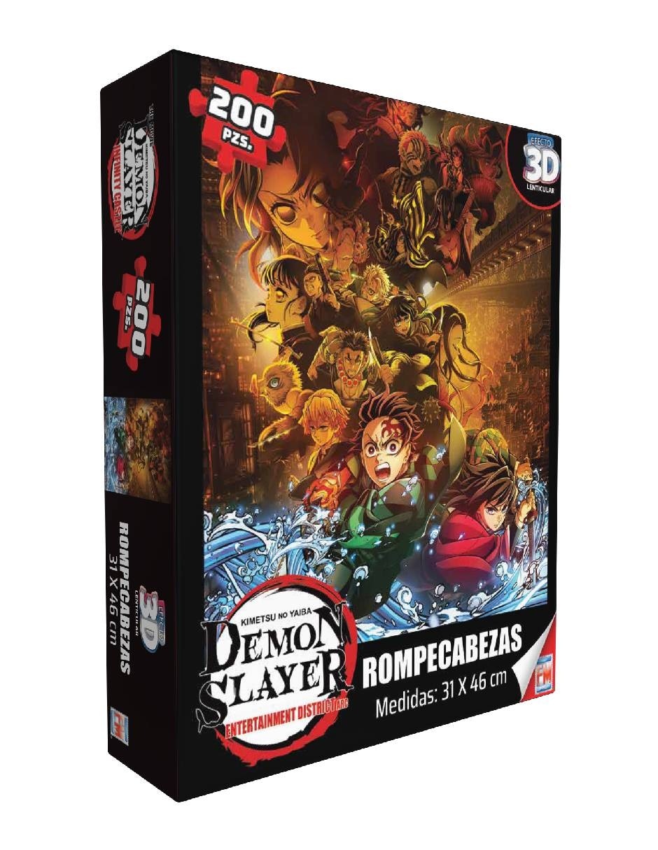 Rompecabezas Anime Demon Slayer Lenticular 200 piezas