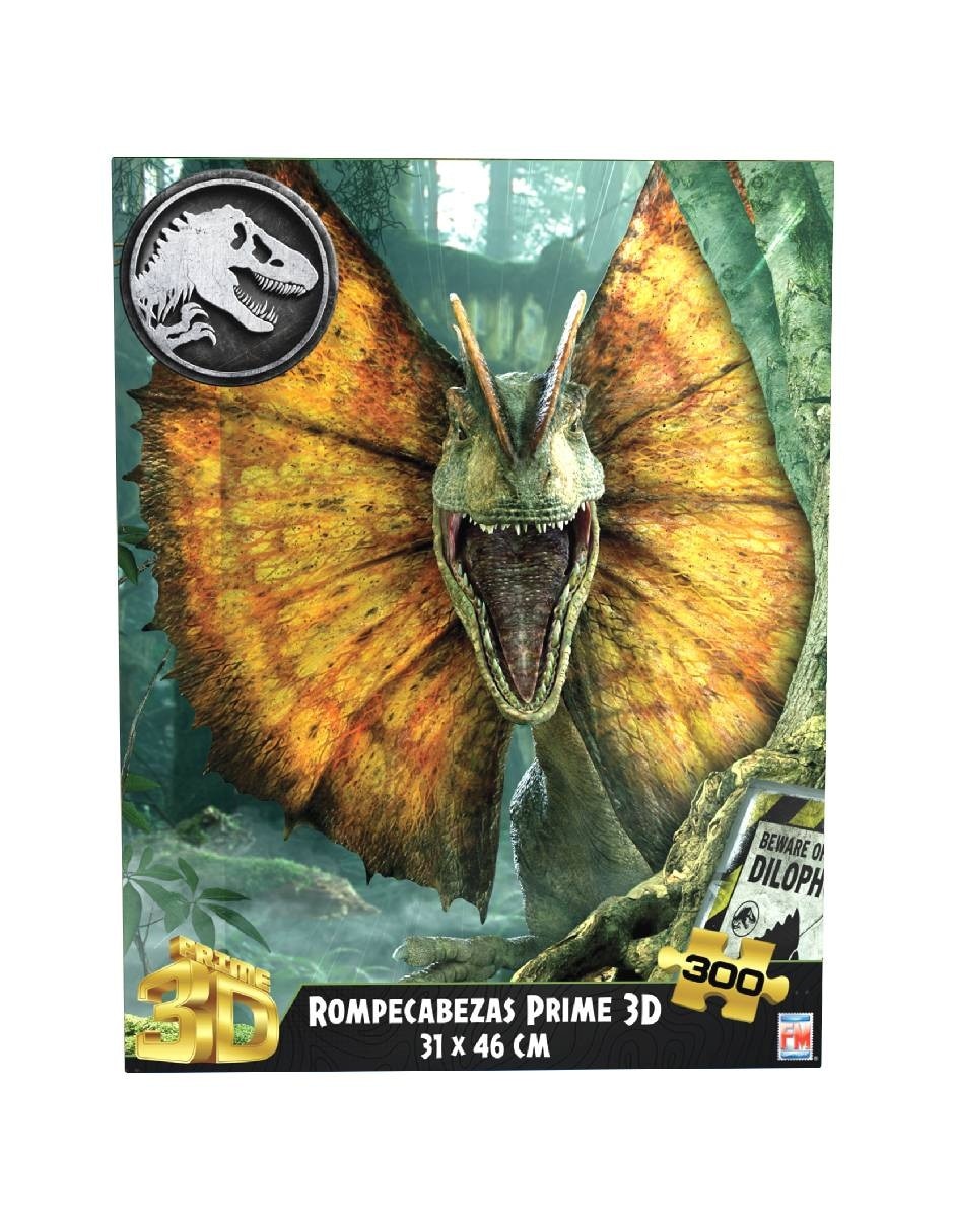 Rompecabezas Dinosaurios Prehistóricos Jurassic Lenticular 300 piezas 1