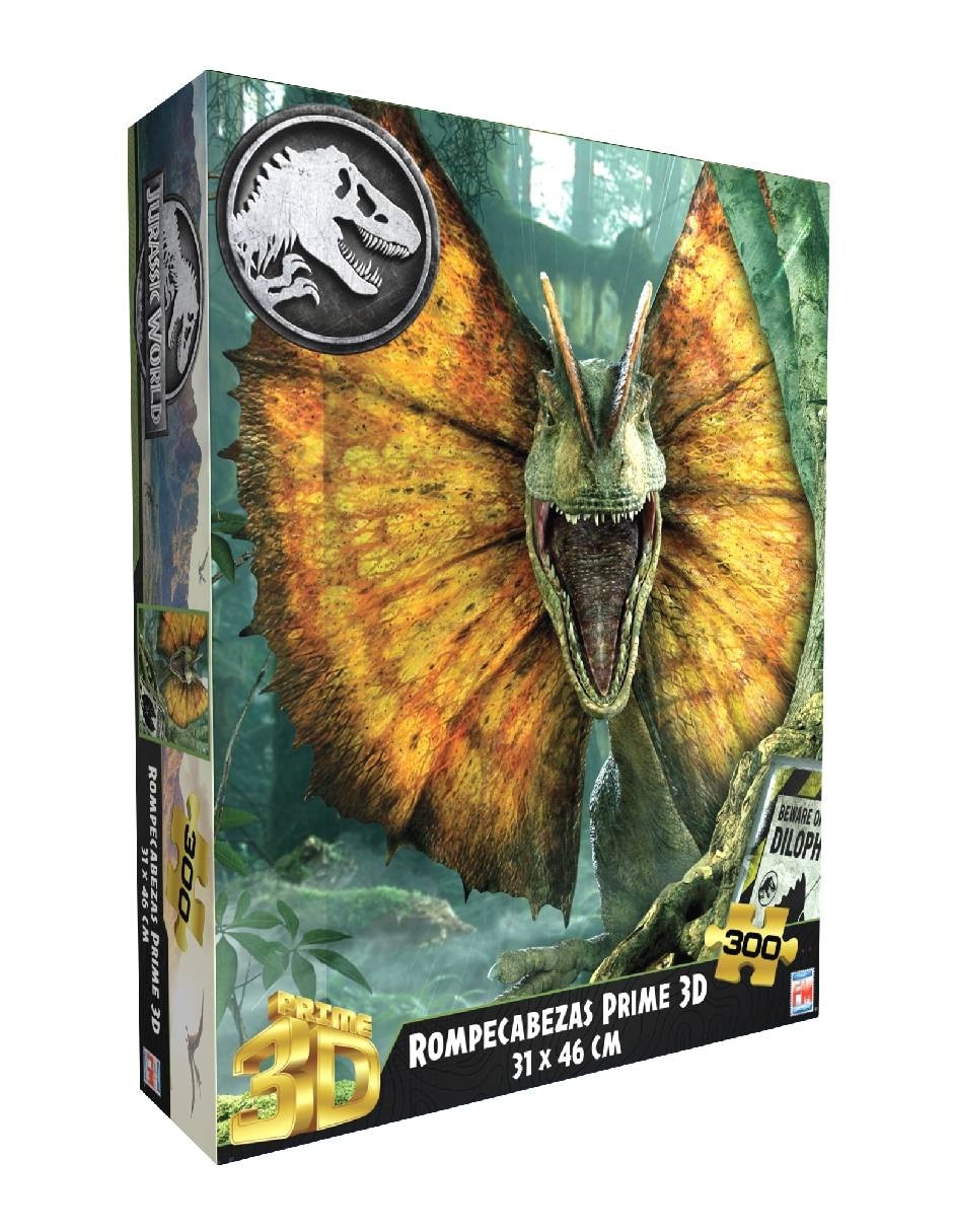 Rompecabezas Dinosaurios Prehistóricos Jurassic Lenticular 300 piezas 2