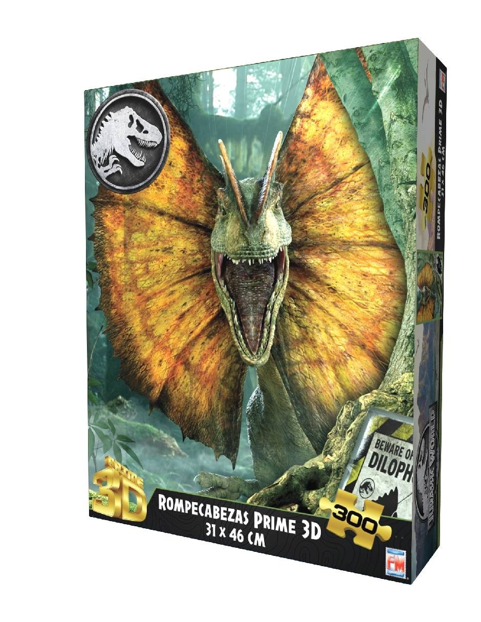 Rompecabezas Dinosaurios Prehistóricos Jurassic Lenticular 300 piezas 4