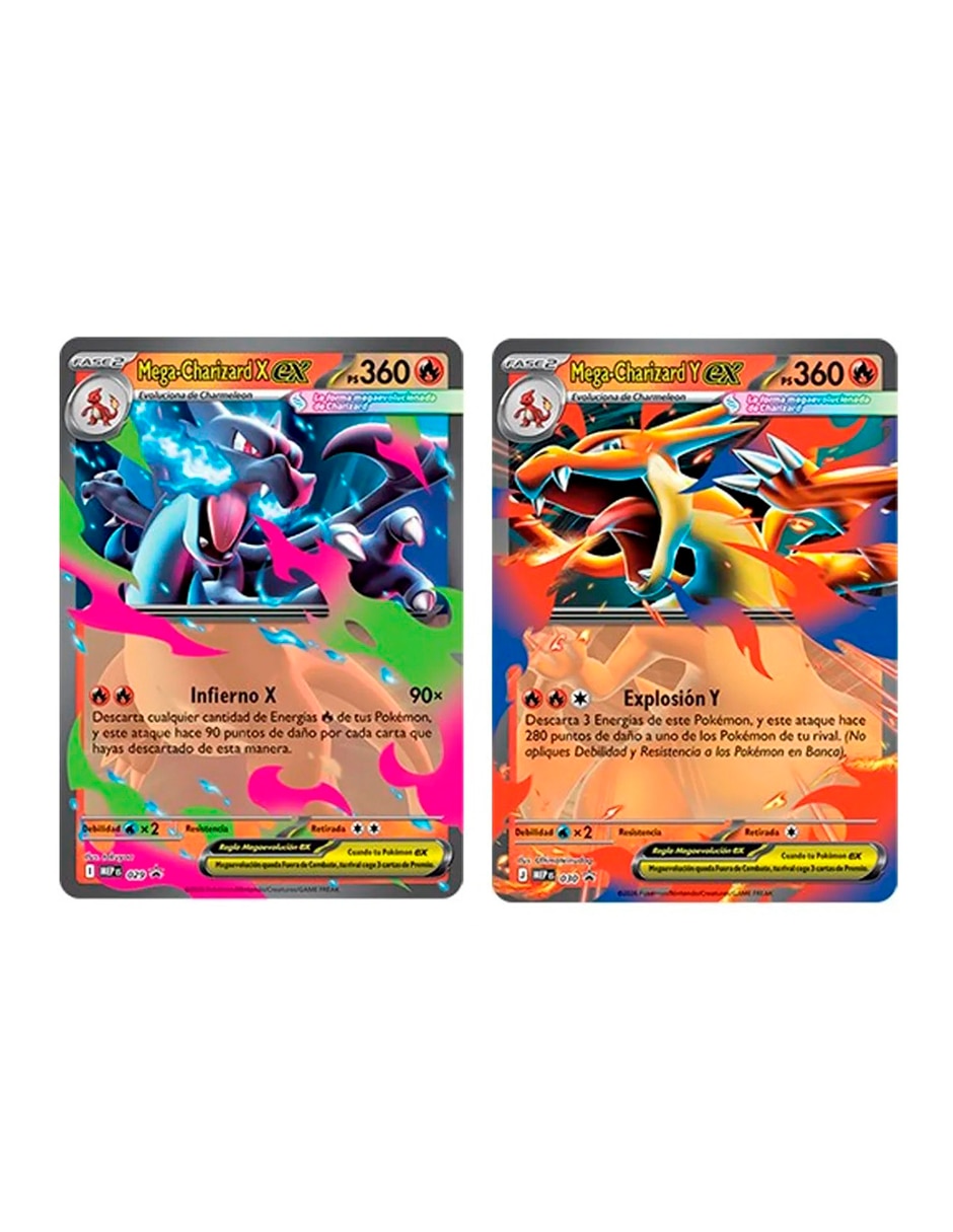 Lata Mega-Charizard de JCC en Español TCG Mega Battle Deck Lata Mega-Charizard de JCC en Español TCG Mega Battle Deck