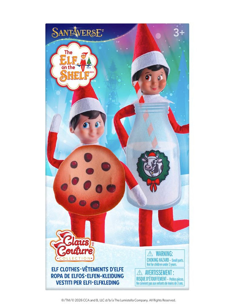 Eots set de 2 Disfraces para elf Galleta y leche Eots set de 2 Disfraces para elf Galleta y leche