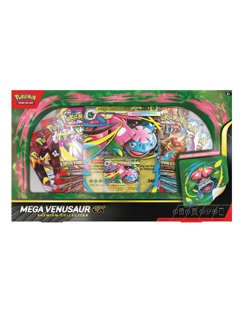 Mega Venusaur Ex Premium Collection en Español TCG 1