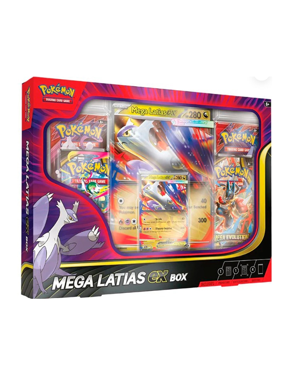 Cartas mega latias ex box en español TCG mega evolution 1