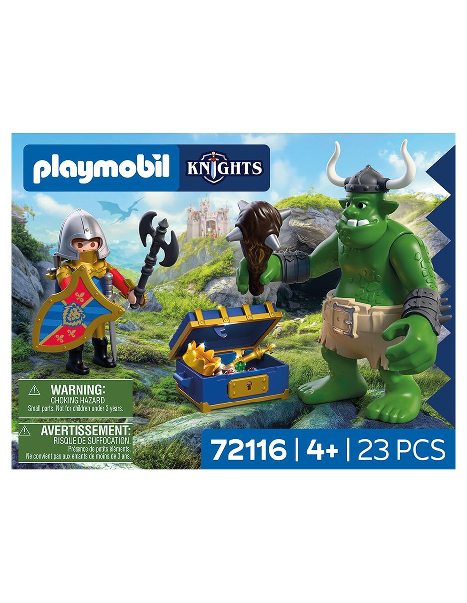 Playmobil Pm Troll con Tesoro de Caballero León 72116