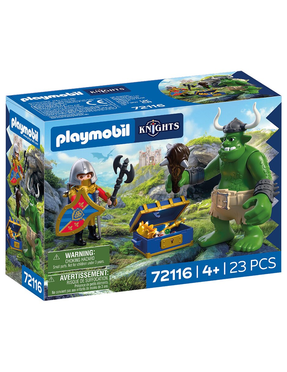 Playmobil Pm Troll con Tesoro de Caballero León 72116 4