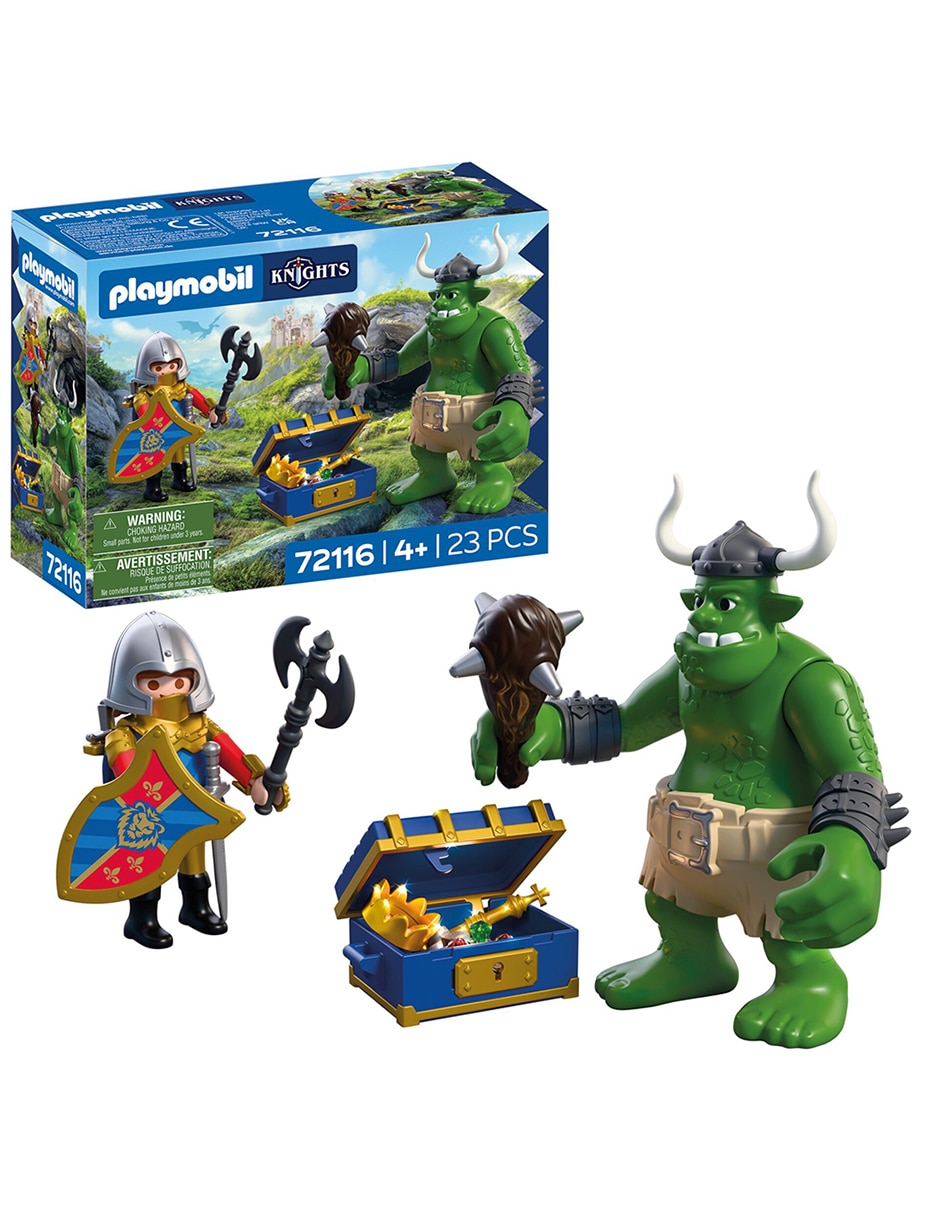 Playmobil Pm Troll con Tesoro de Caballero León 72116 2
