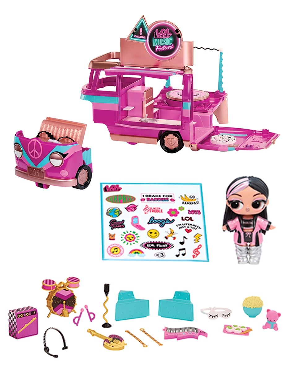 MUÑECAS L.O.L. Surprise Music Festival Tour Bus