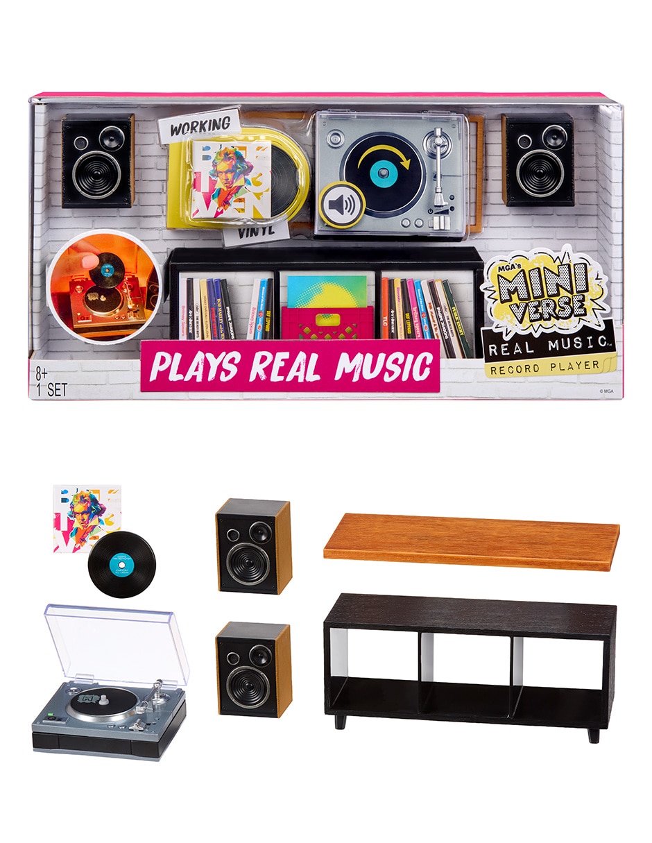 Radio juguete electronico miniverse real music record 1