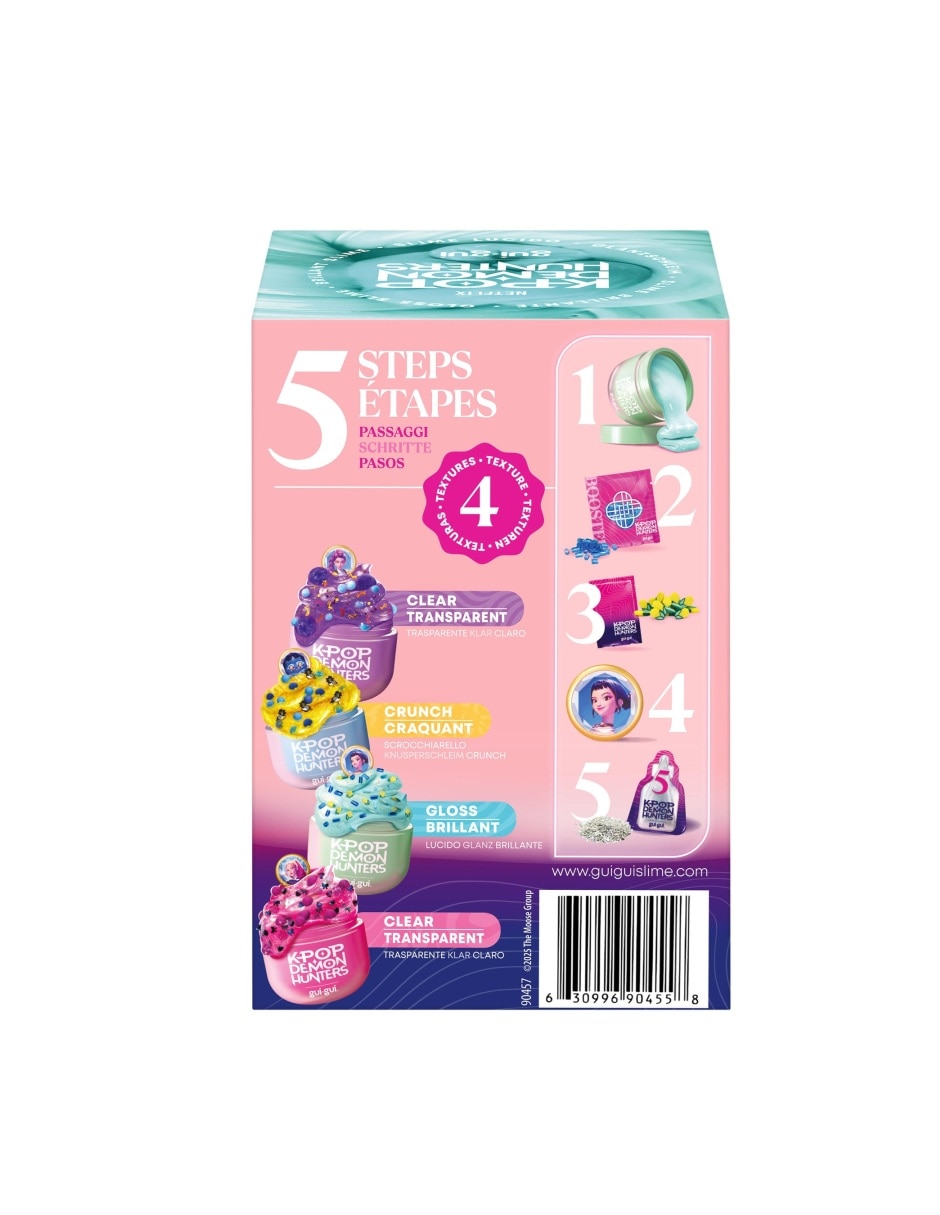 Juego didáctico gui gui embellece tu slime moose juego arte y manualidades para niña
