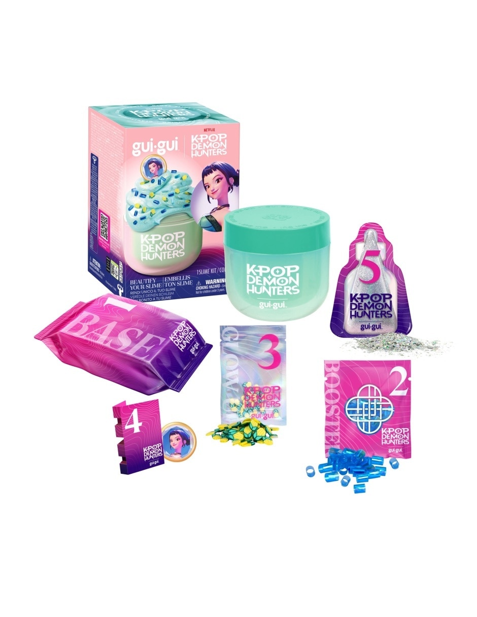 Juego didáctico gui gui embellece tu slime moose juego arte y manualidades para niña