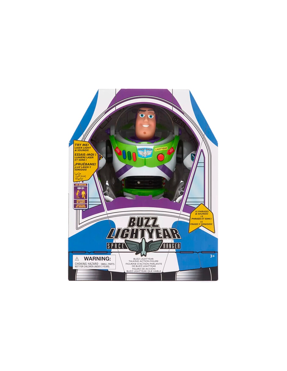 Figura de colección articulada disney: toy story buzz lightyear collectors con luz y sonido