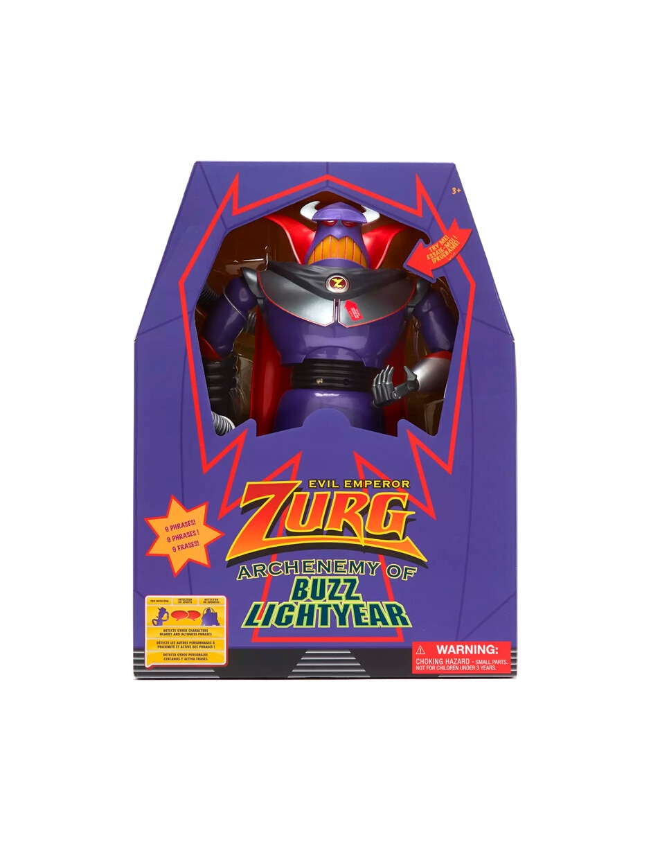 Figura de colección articulada disney: toy story zurg collectors con luz y sonido