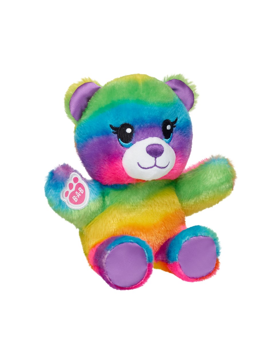 Peluche oso arcoiris de 17.78 cm
