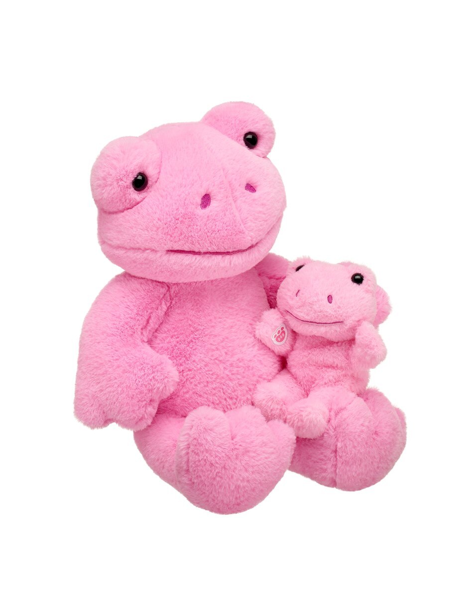 Peluche rana rosa de 17.78 cm 2