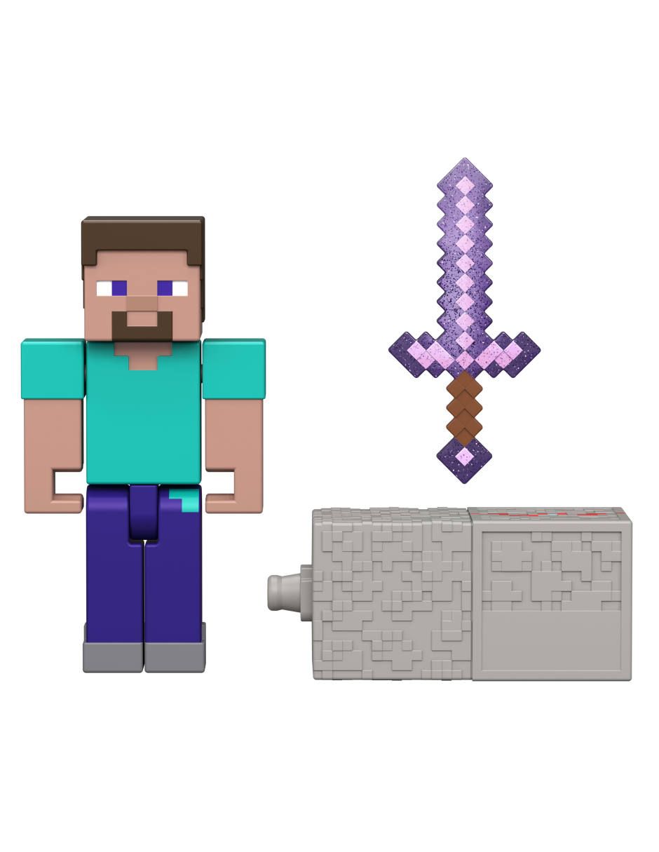 Figura de acción articulada Steve Minecraft 3