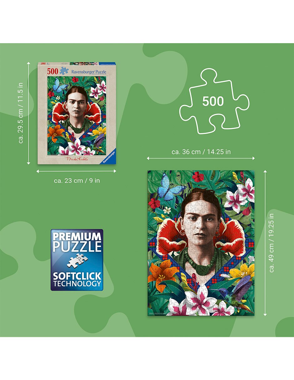 Rompecabezas Frida Kahlo 500 piezas 3
