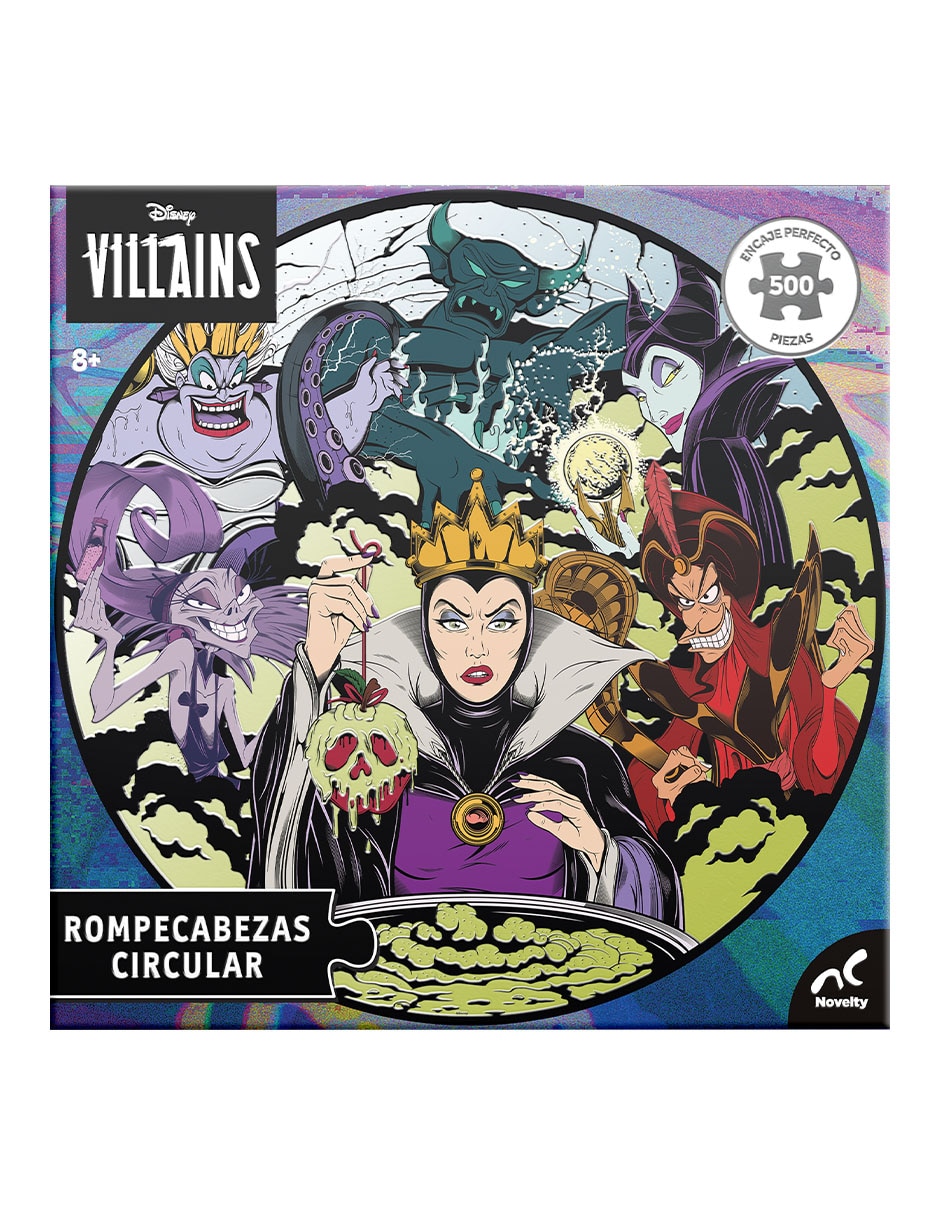 Rompecabezas Villanos Rompecabezas Circulares Barnizado Villanos Disney 500 Pzs 4