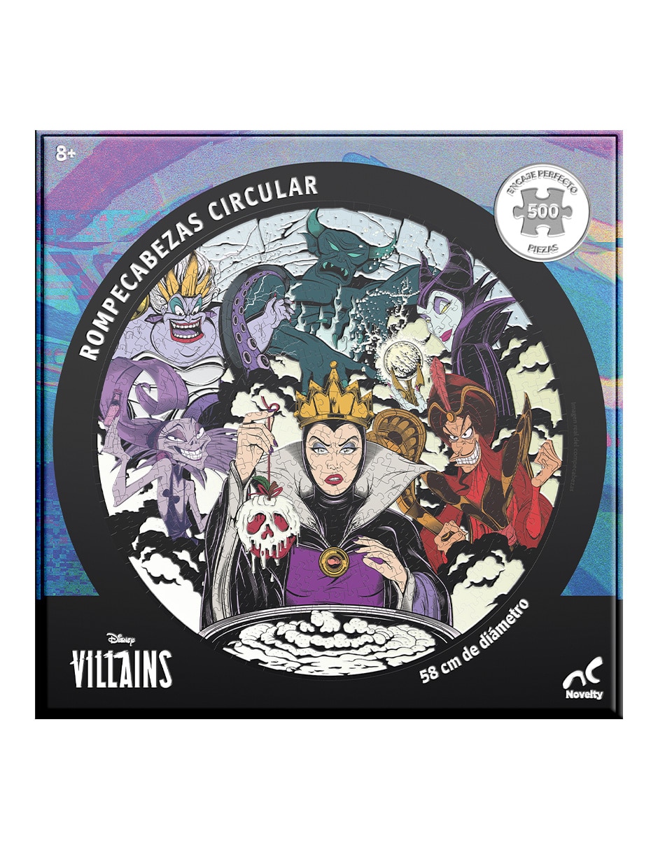 Rompecabezas Villanos Rompecabezas Circulares Barnizado Villanos Disney 500 Pzs 3