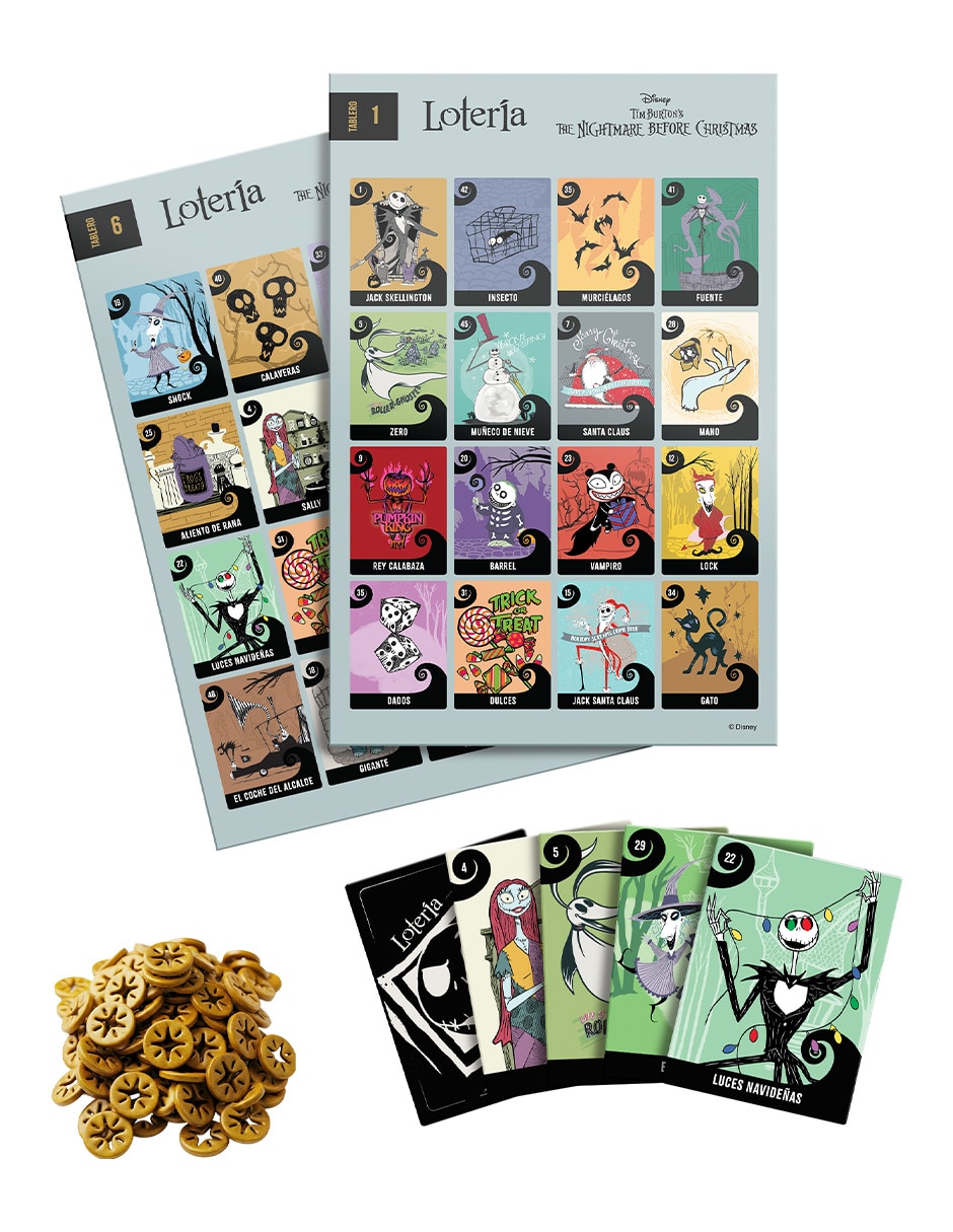 Loteria The Nightmare Before Christmas 5