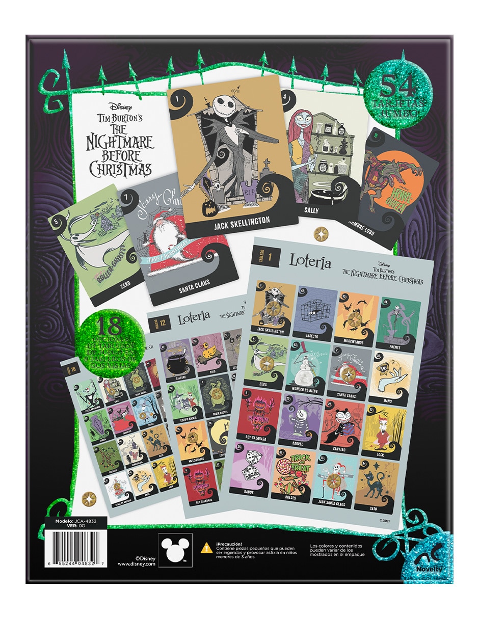 Loteria The Nightmare Before Christmas 2