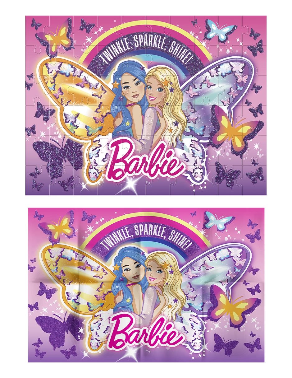 Rompecabezas cilindro barbie 60 piezas 2